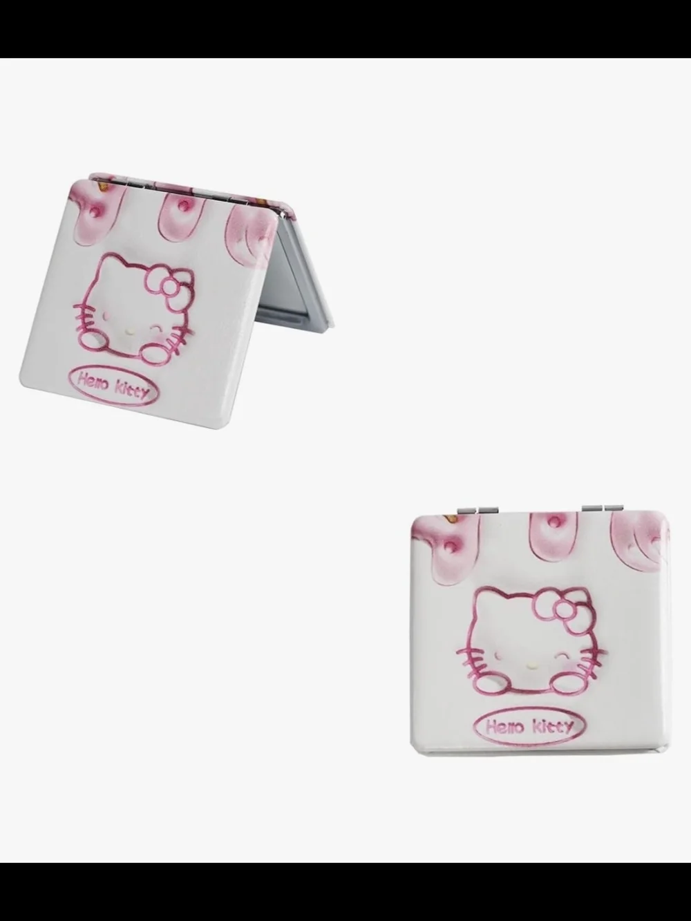 kitty Travel Cosmetic Large Capacity  Pouch/bag Makeup Bag with Mirror